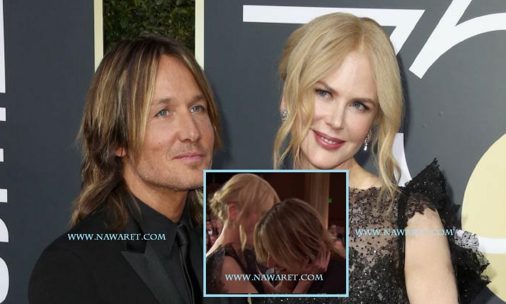Nicole Kidman's awkward kiss at the Golden Globes
