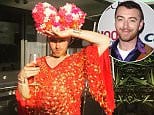 Sam Smith wishes fans a happy New Year in a sequined dress