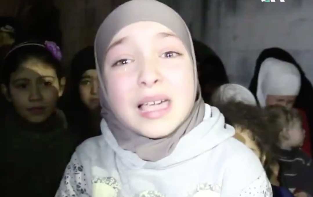 طفلة سورية من الغوطة
