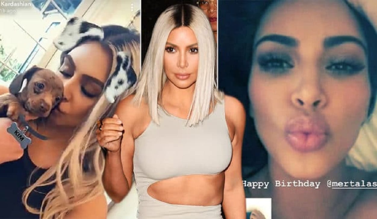 Kim Kardashian goes topless on FaceTime to wish Mert Alas a happy birthday