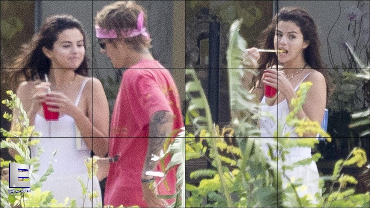 Smitten Selena Gomez gazes at her lover Justin Bieber as they steal private time together