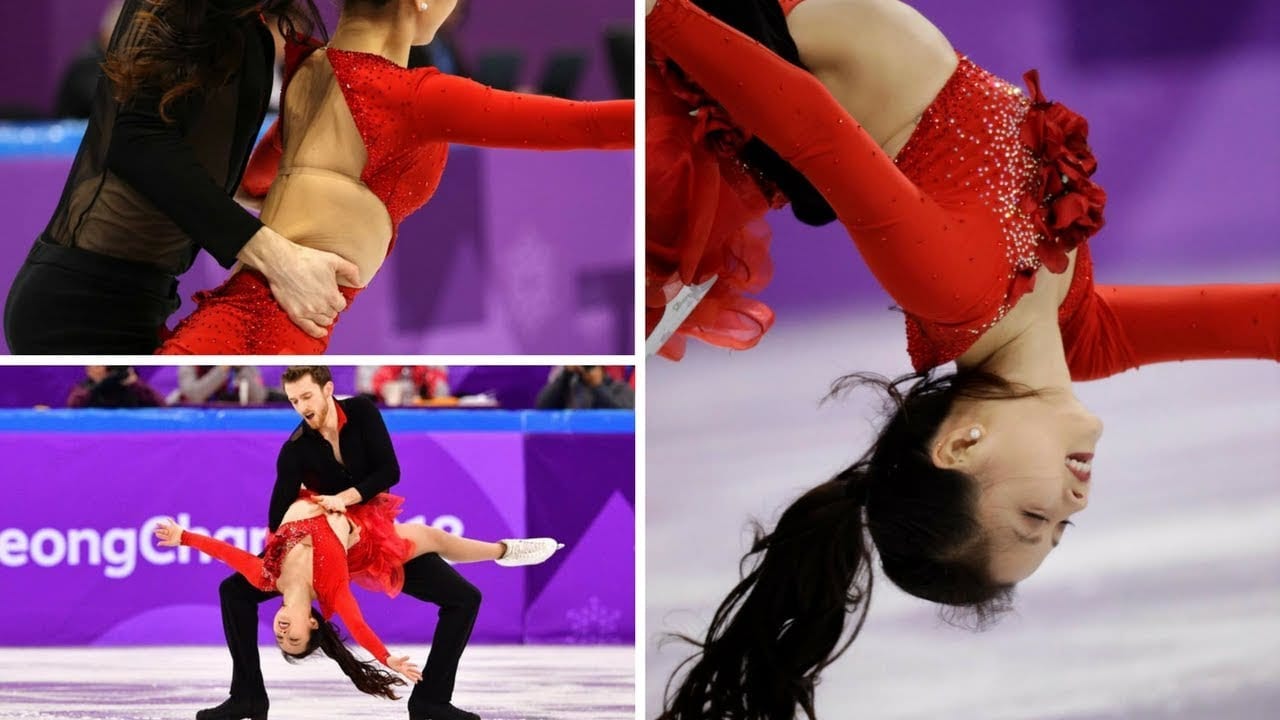 YURA MIN OLYMPIC Wardrobe Malfunction ice Skating 2018