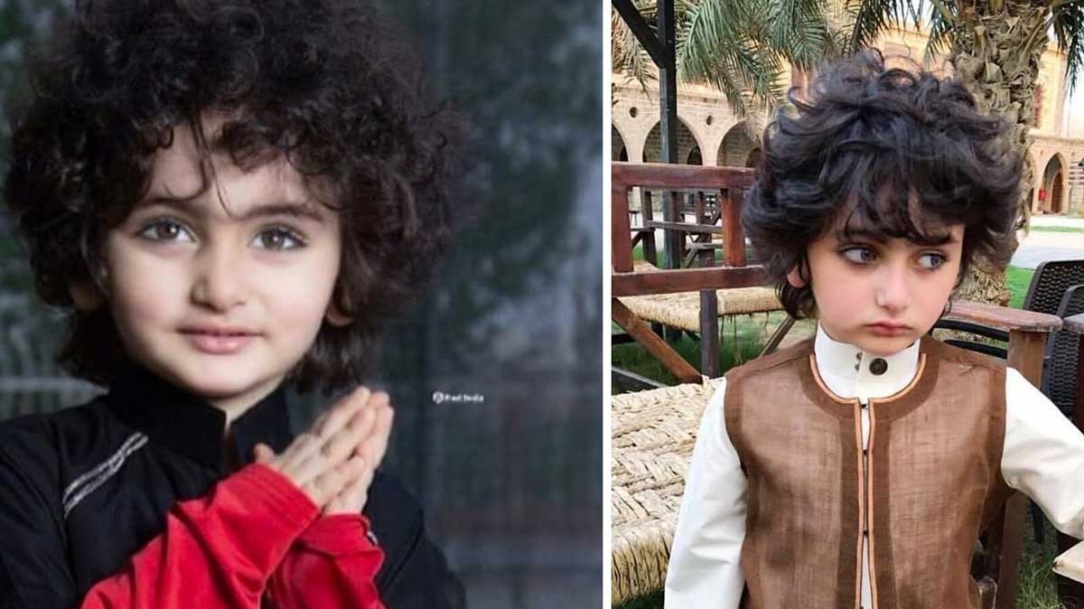الطفل السعودي يزن بن زايد