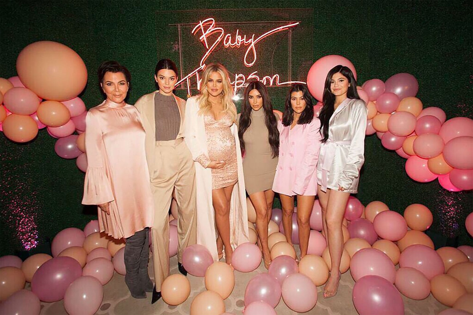 Inside Khloé Kardashian's Balloon-Filled, Perfectly Pink Baby Shower