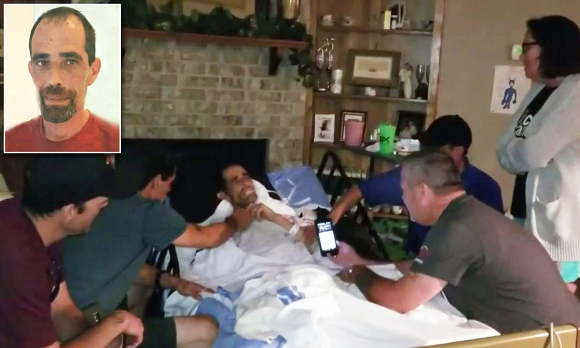 فيديو مؤثّر.. شاهدوا أقارب مريض يجتمعون حول سريره لوداعه!