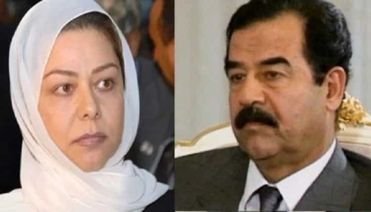 صدام حسين وابنته رغد