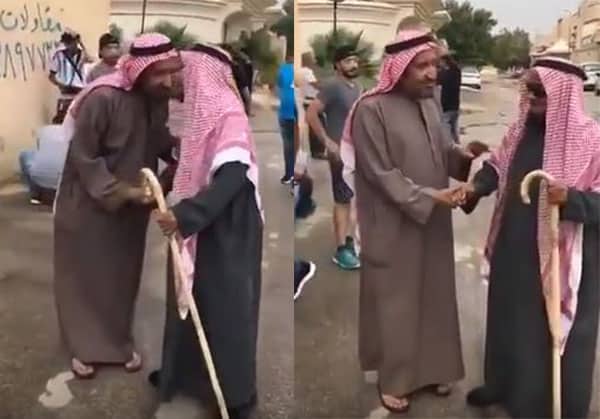 بالفيديو: مُسن يقاطع السدحان أثناء تصويره أحد مشاهد مسلسل بدون فلتر