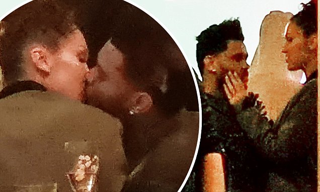 Bella Hadid kisses ex The Weeknd at Cannes party together