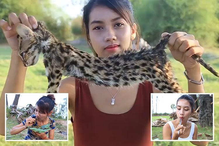 Couple earned money on YouTube by skinning endangered animals then eating them