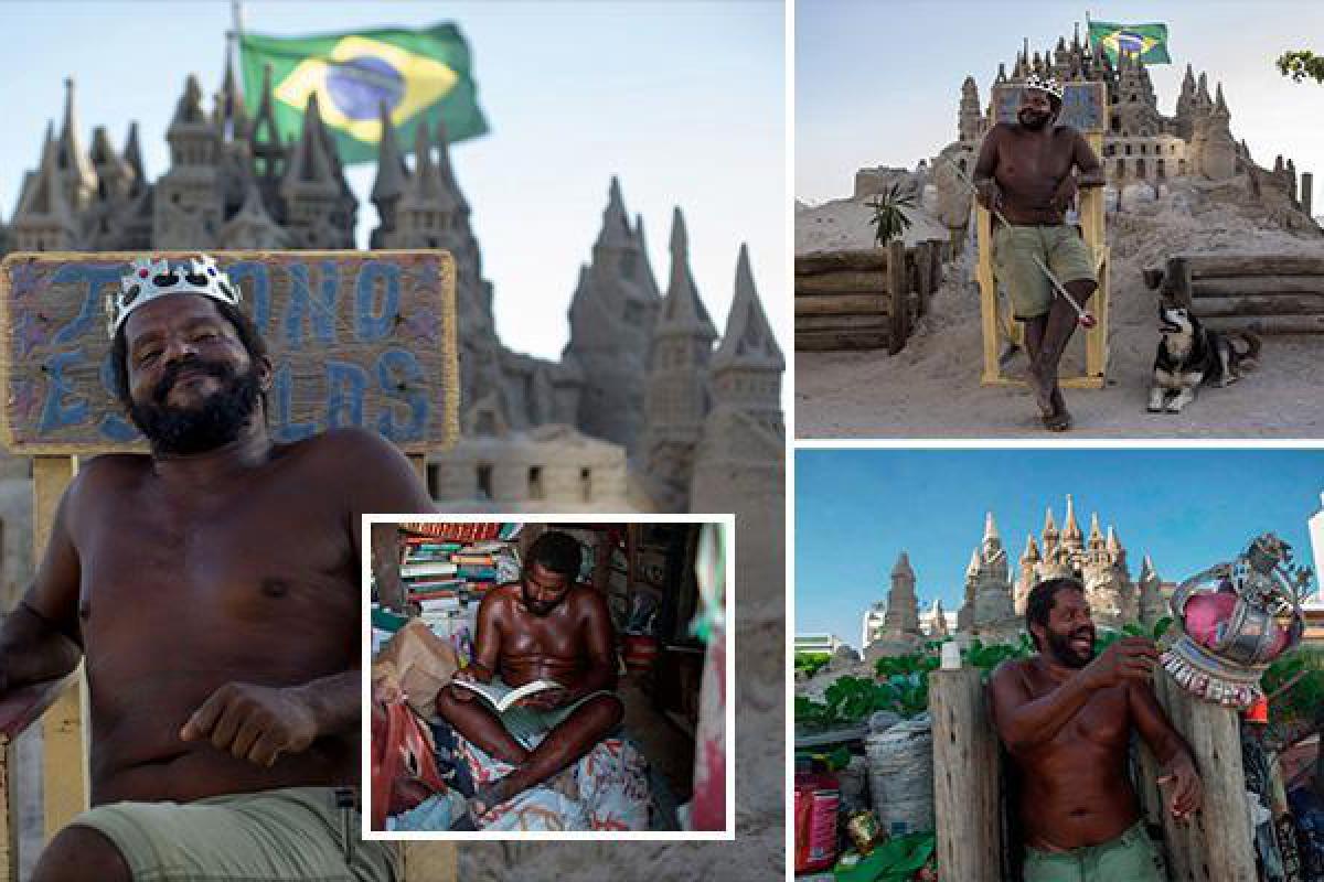 The man who's lived in a SAND CASTLE on Brazil beach for 22 years