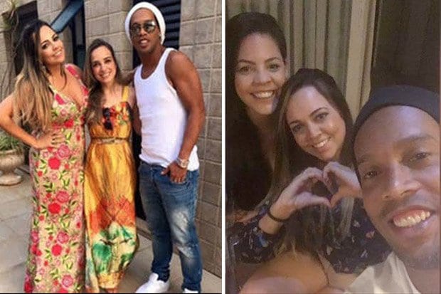 Ronaldinho ‘set to marry two women at same time after living with duo at his £5m Rio mansion’