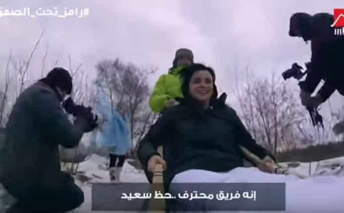 بالفيديو .. سقوط كوميدي لـ”نور“ في ”رامز تحت الصفر“