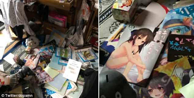 Japanese earthquake reveals manga fan's secret pornography to his mum - and exposes disturbing cartoon