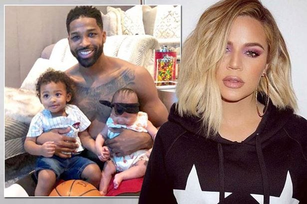 Khloe Kardashian's boyfriend, Tristan Thompson, shares first photos of his kids True and Prince together