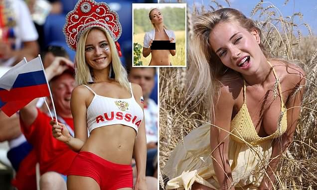 Russia's hottest World Cup fan Natalya Nemchinova