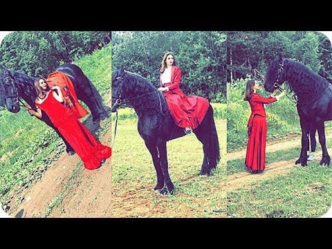 شاهد.. ماذا فعلت فنانة مغربية بعد خسارة منتخب بلادها في روسيا!