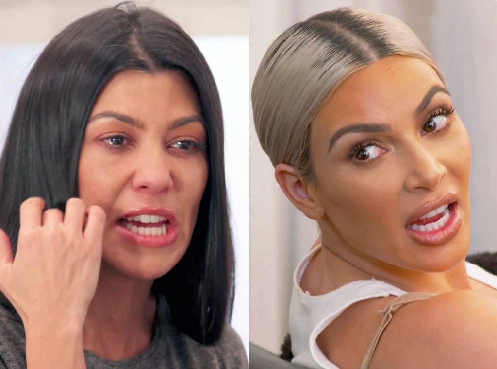 Kim Kardashian and Kourtney Kardashian Take Their Feud to Twitter During Heated ‘KUWTK’ Episode