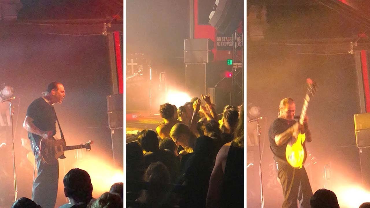 Rock Bands Lead Singer Punches Fan in Audience