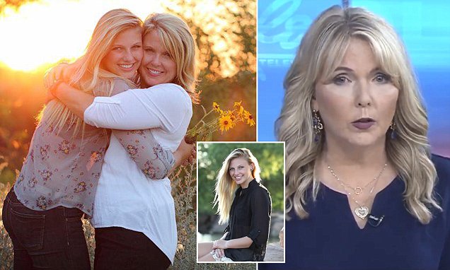 Veteran news anchor reports on her own daughter's drug overdose in emotional plea to end the opioid crisis, and reveals the 21-year-old died three days before was due to go into rehab