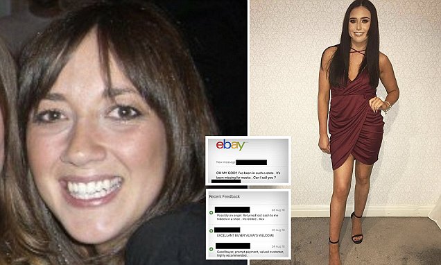 Honest sole! Student, 19, finds £1,000 inside trainers she bought on eBay... and sent the cash back