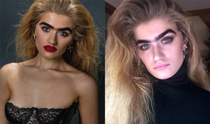 American model Sophia Hadjipanteli is breaking stereotypes - with her unibrow