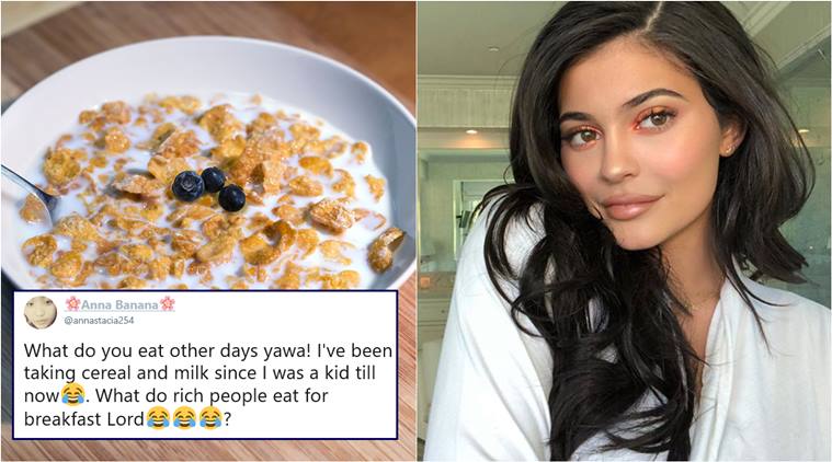 Kylie Jenner baffles the Internet with her tweet about having cereal with milk for the first time
