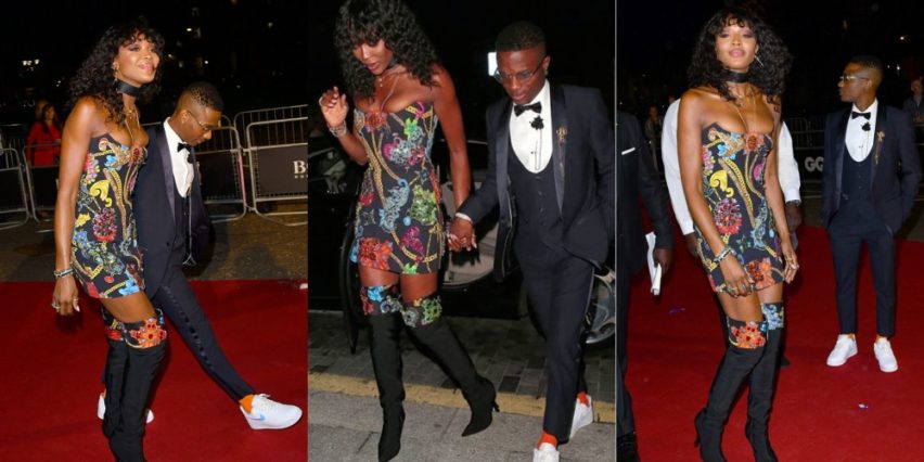 Naomi Campbell & Wizkid At The GQ Men Of The Year Awards