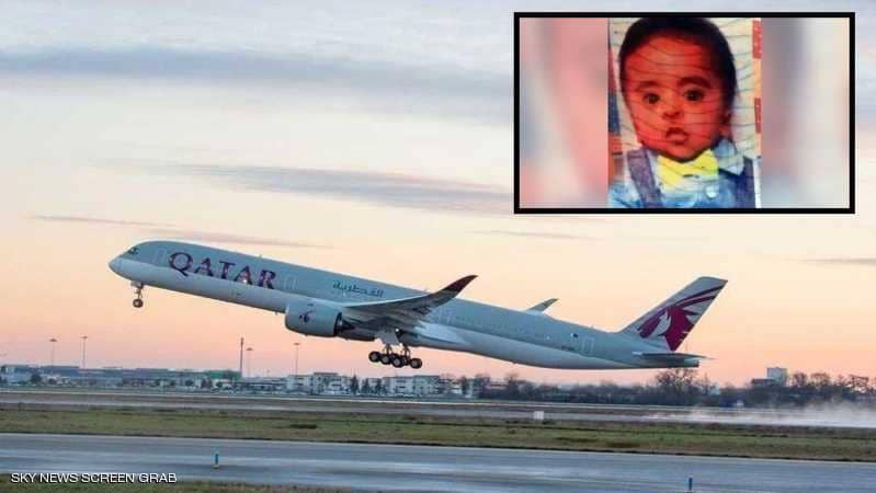 American baby dies 'after suffering breathing problems' on Qatar Airways flight to Hyderabad with Indian father
