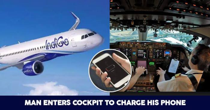 Man removed from Indian plane after trying to enter cockpit to charge phone