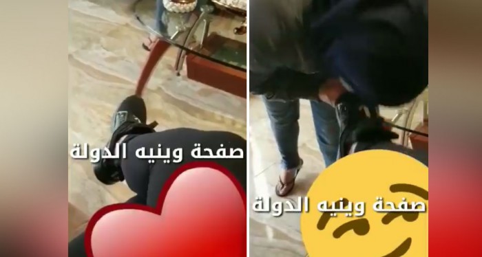 الفيديو المهين لواقعة تقبيل قدم زوجة العسكري