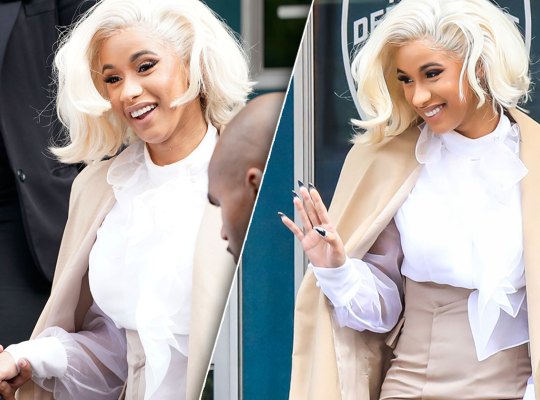 Cardi B Laughs After Turning Herself In To Police Over Strip Club Attack
