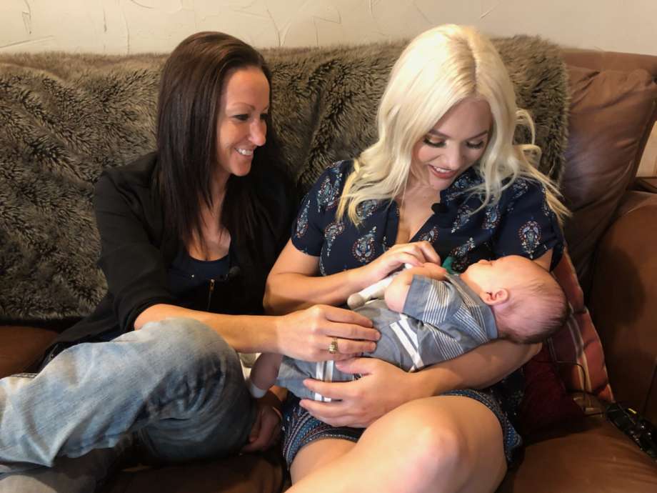 Same-sex couple carries the same baby