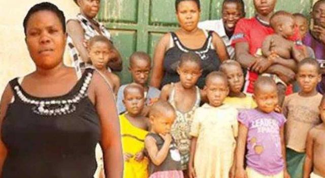 Ugandan woman who gave birth to 44