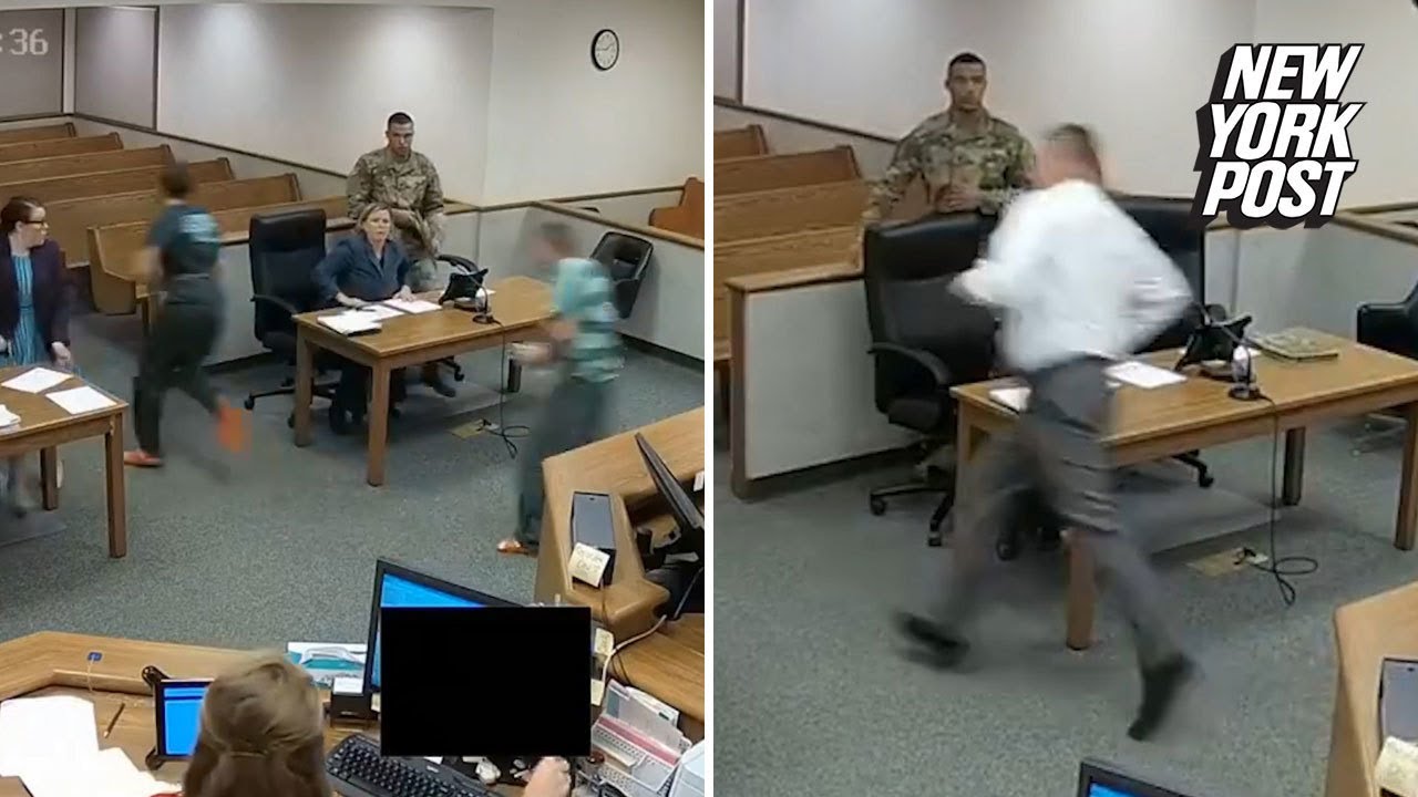 Judge chases fleeing inmates, catches one before he escapes building