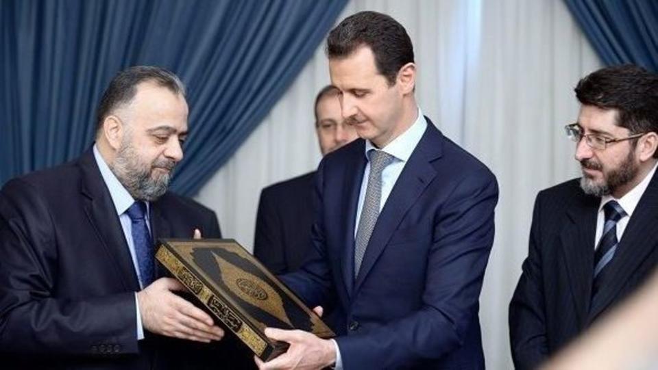 الأسد ووزير أوقافه