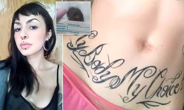 Mexican woman, 23, removes her belly button and gives it to her boyfriend as a 'token of love'