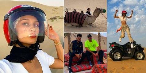 The Weeknd & Bella Hadid's Abu Dhabi Trip