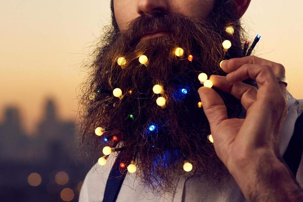 Christmas Lights Accessories for your beard