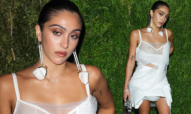 Madonna's daughter Lourdes Leon, 22, goes naked under see-through outfit at CFDA/Vogue Fashion Fund Awards