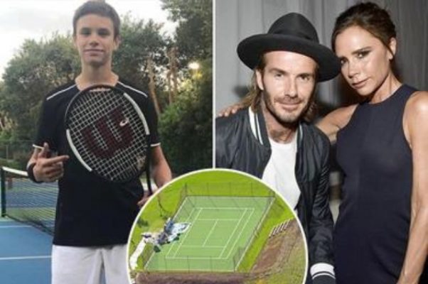 Victoria and David Beckham gave her son a tennis court in 2.6 million