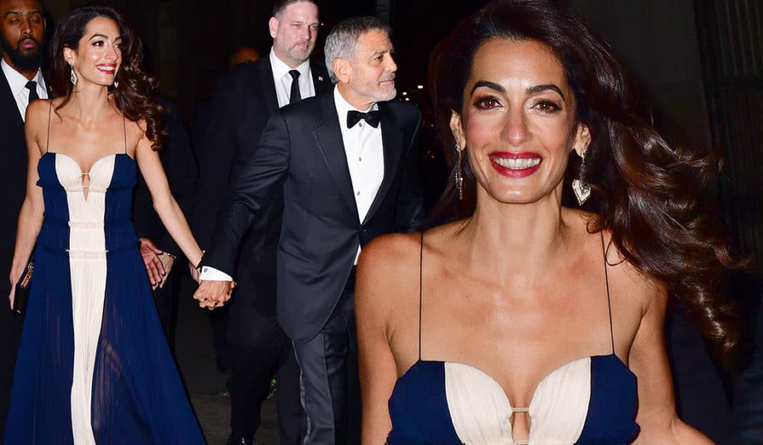 George and Amal Clooney Go Glam for Date Night With His Parents