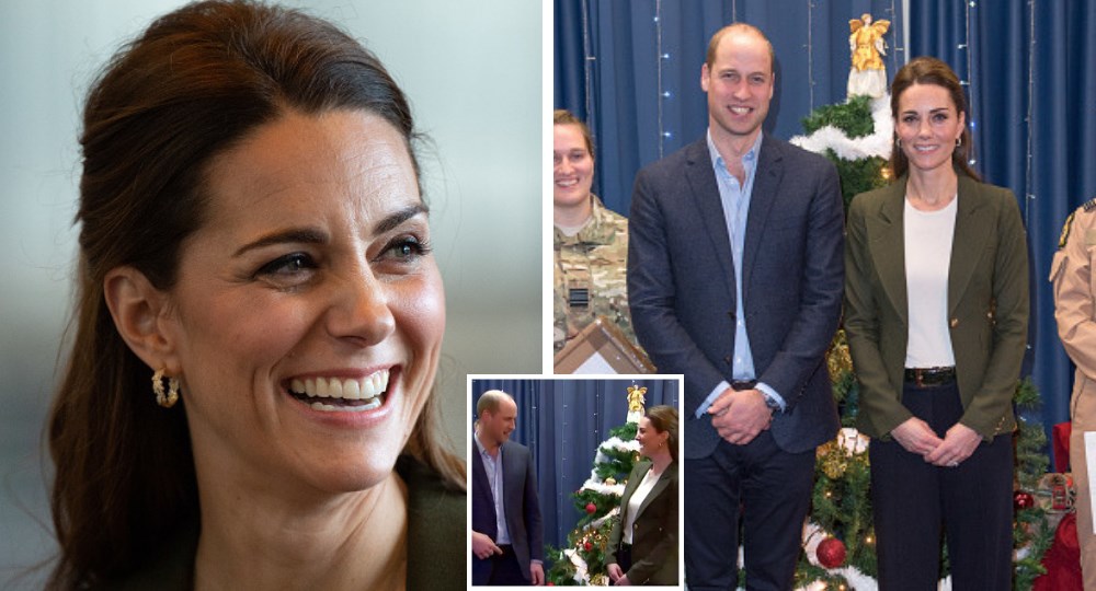 Moment Prince William compares Kate to a CHRISTMAS TREE