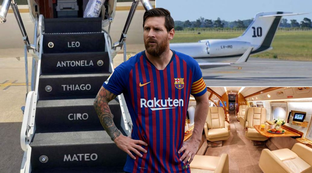 Lionel Messi's £12 Million Private Jet Is Out Of This World