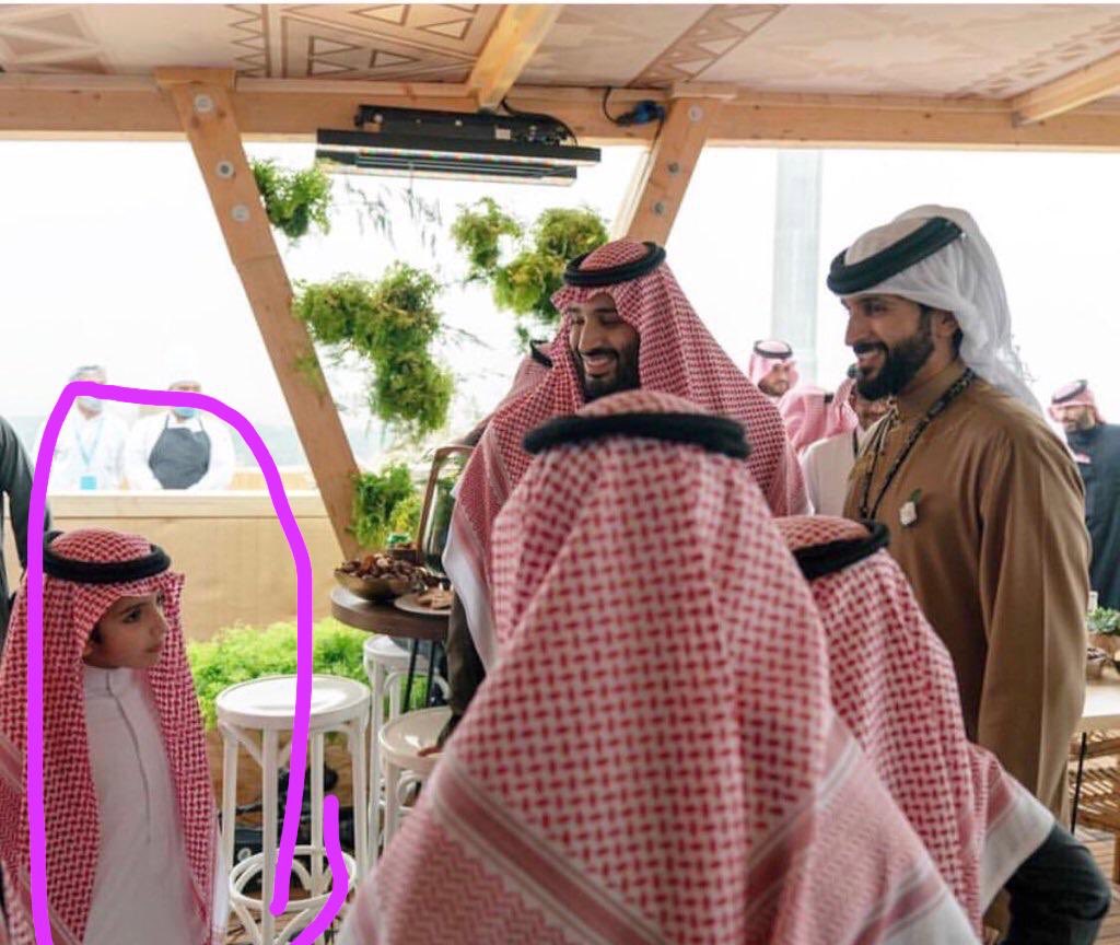 محمد بن سلمان ونجله الاكبر سلمان