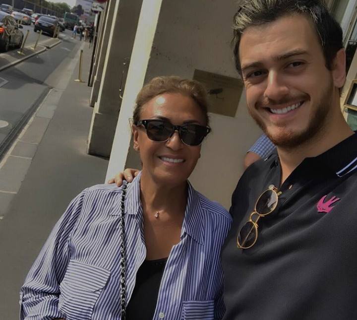 Saad Lamjarred and his mother