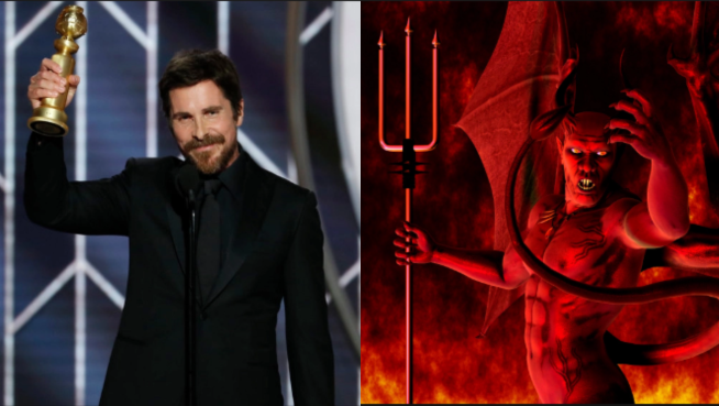 2019 Golden Globes: Christian Bale Thanks Satan During Acceptance Speech