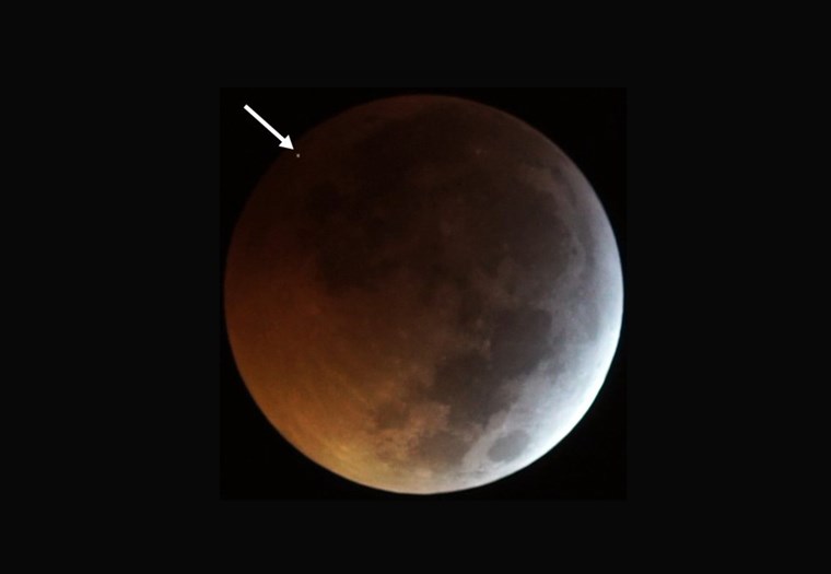 Impact on the Moon during the Jan.21 lunar eclipse
