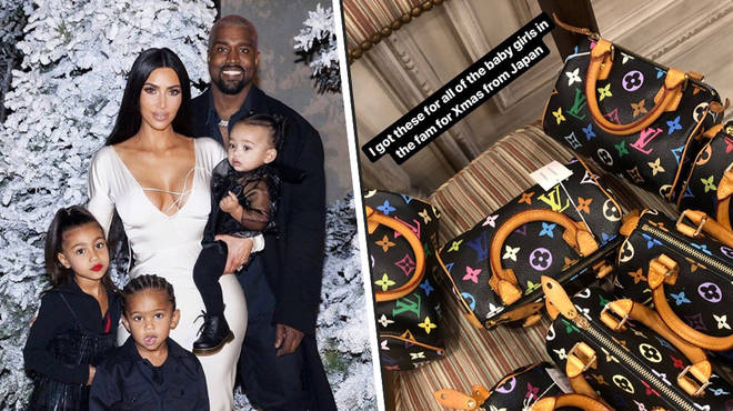 Kim K spoils girls in the family with Louis Vuitton bags