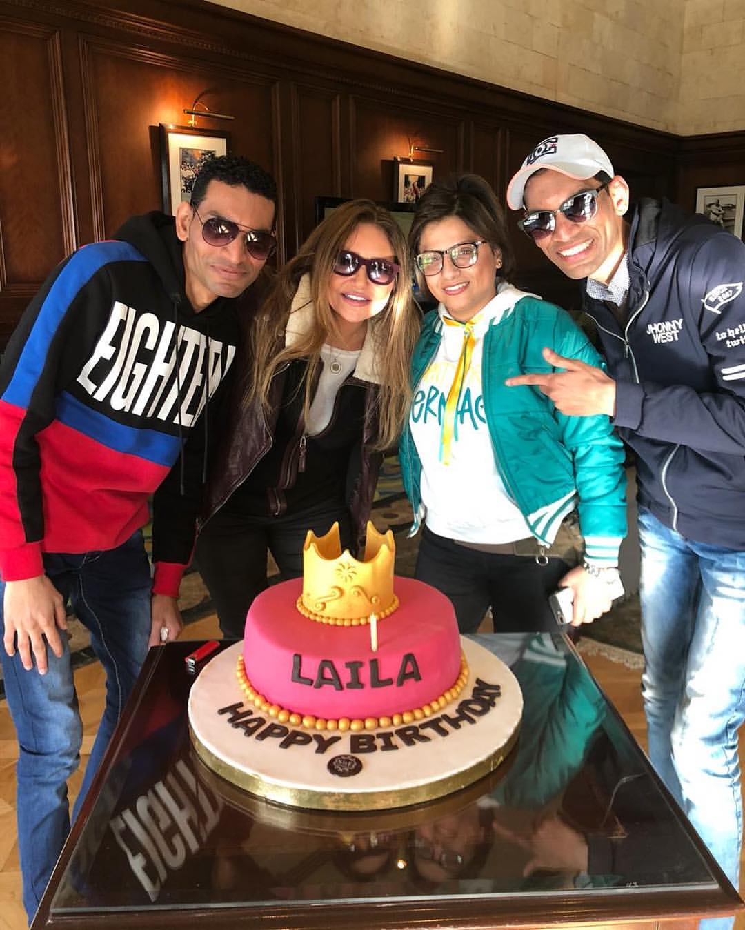للمرة الثانية.. ليلى علوي تحتفل بعيد ميلادها مع عائلتها