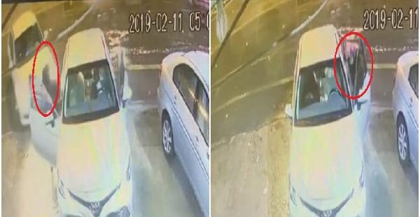 شاهدوا لص يسرق سيارة تركها صاحبها في وضعية التشغيل وبداخلها امرأة.. والأمن يقبض عليه